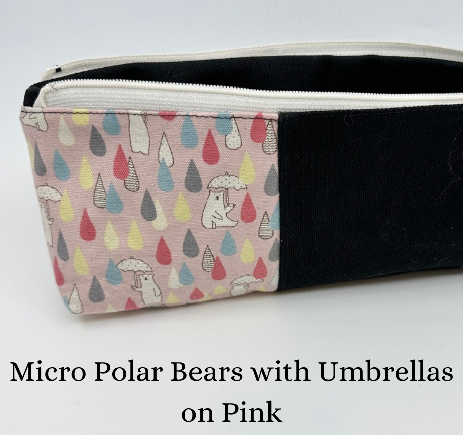 Canvas Pencil Pouch | Japanese Fabric Pencil Pouch Made in Canada