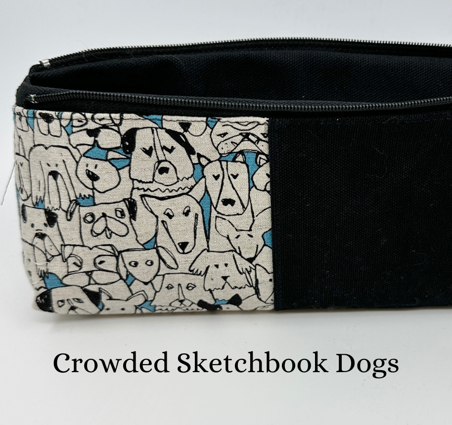 Canvas Pencil Pouch | Japanese Fabric Pencil Pouch Made in Canada