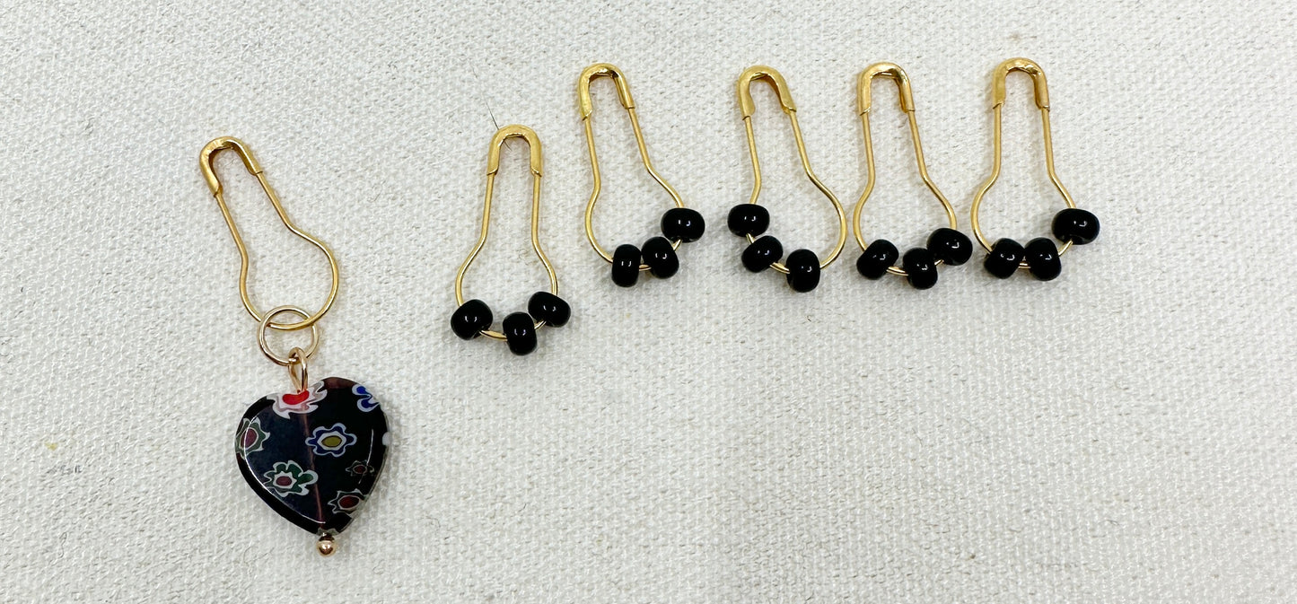 Beaded Stitch Markers for Knitters and Crocheters