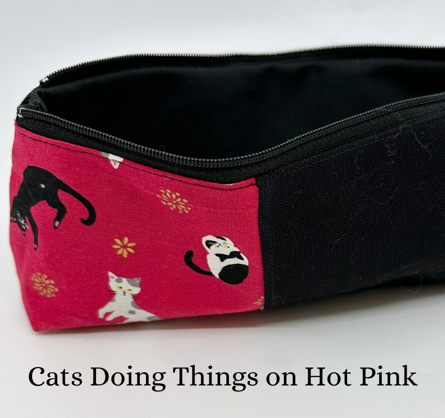 Canvas Pencil Pouch | Japanese Fabric Pencil Pouch Made in Canada