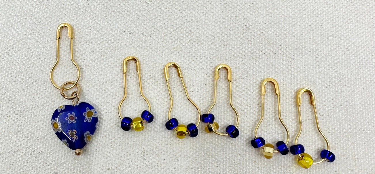 Beaded Stitch Markers for Knitters and Crocheters
