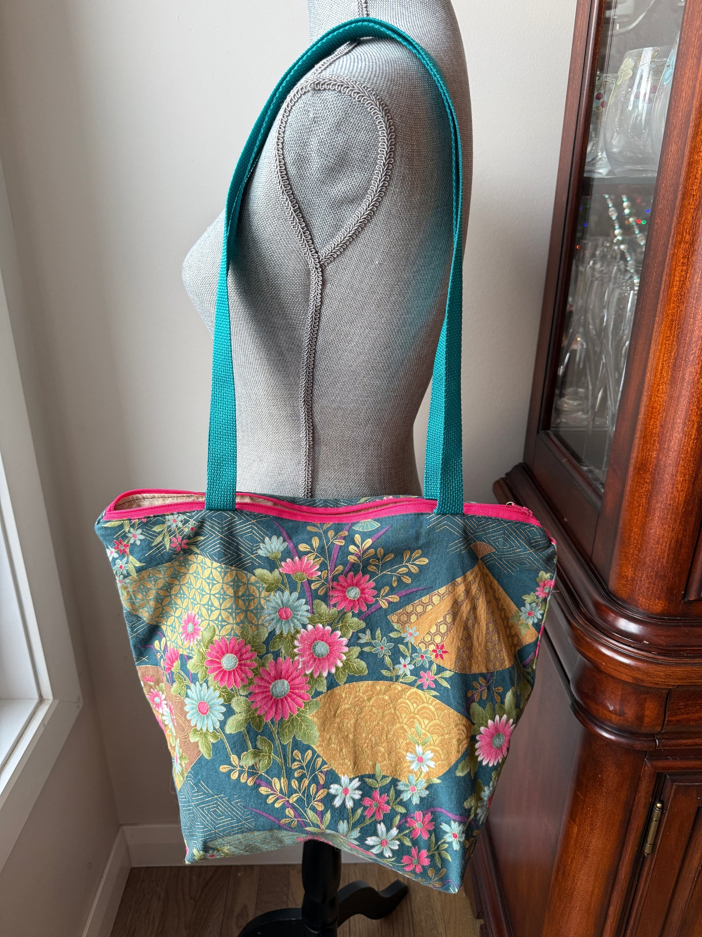 DISCONTINUED Big Bag | Tote Bags Made from Hand-Selected Japanese Fabrics from Kyoto and Tokyo, Japan Made in Alberta, Canada