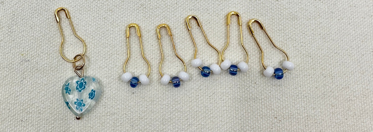 Beaded Stitch Markers for Knitters and Crocheters