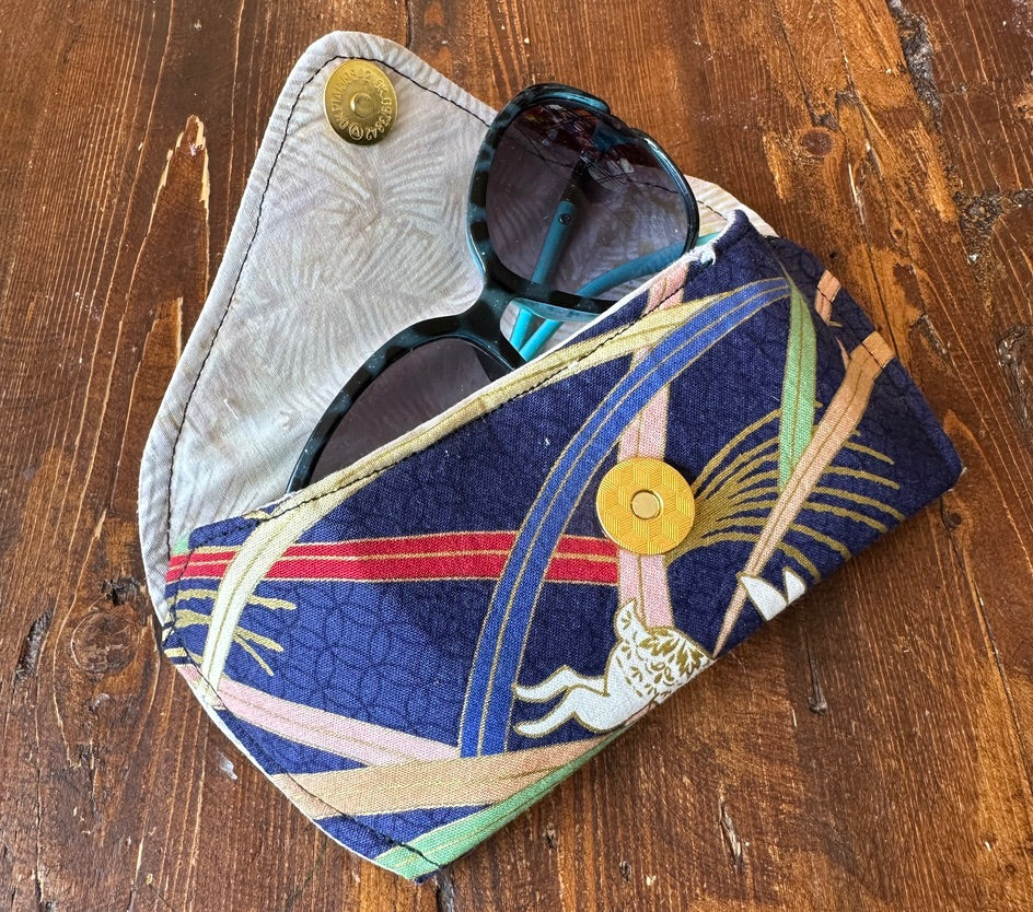 Glasses Case | Handmade in the Foothills of the Canadian Rockies from Hand-Selected Japanese Fabrics