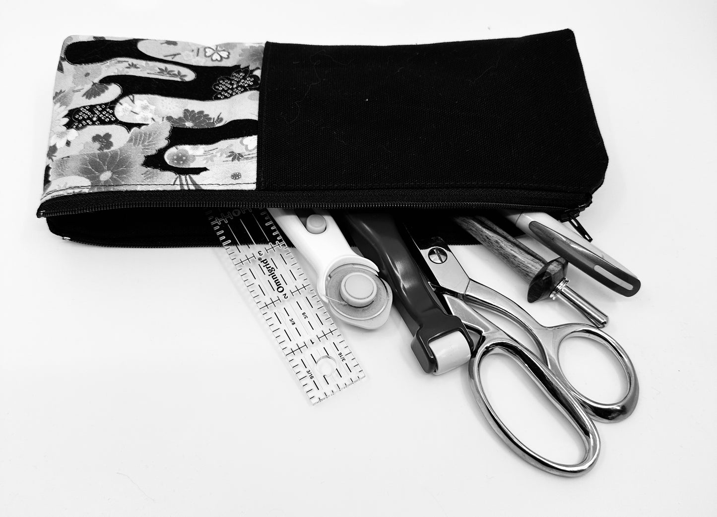 Canvas Pencil Pouch | Japanese Fabric Pencil Pouch Made in Canada