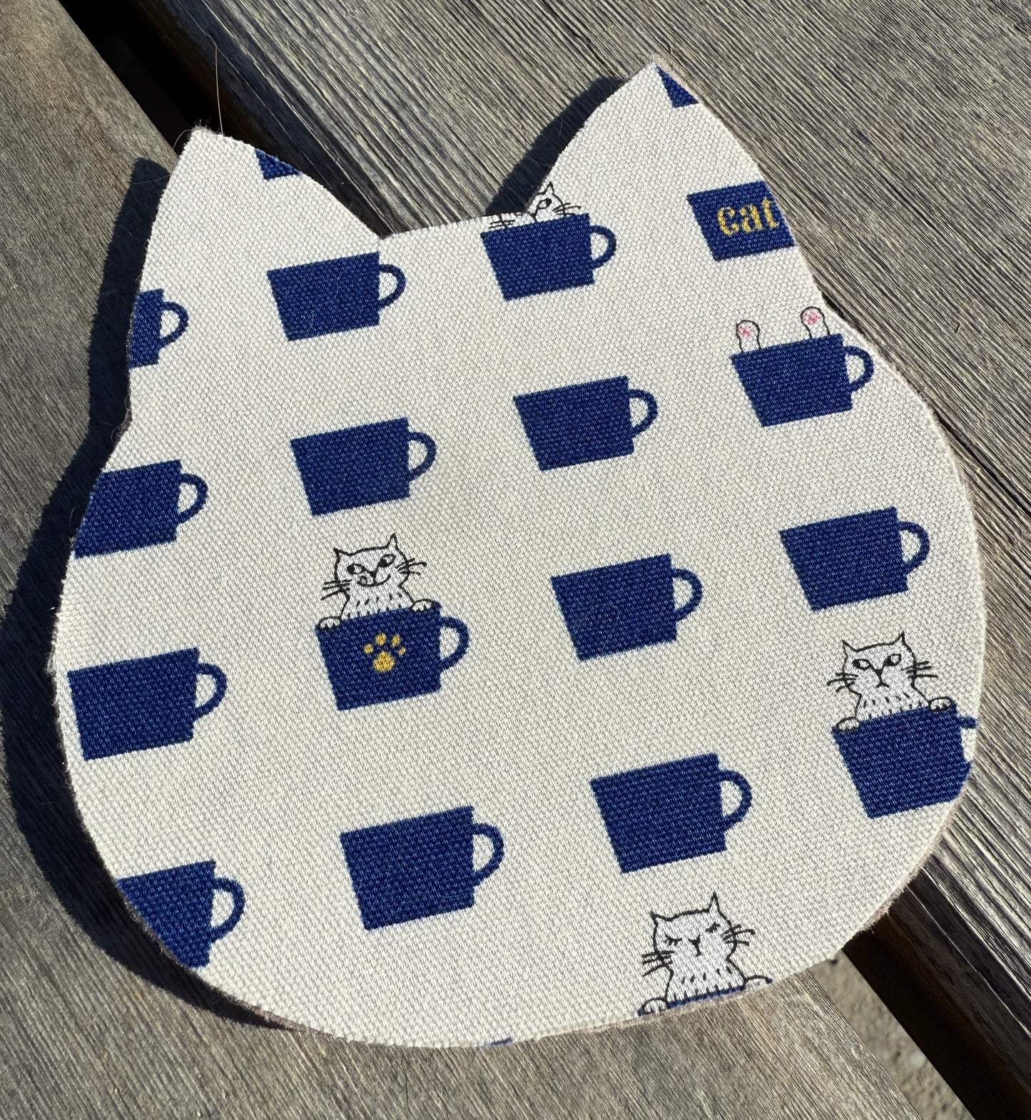 Japanese Fabric Cat Head Coasters
