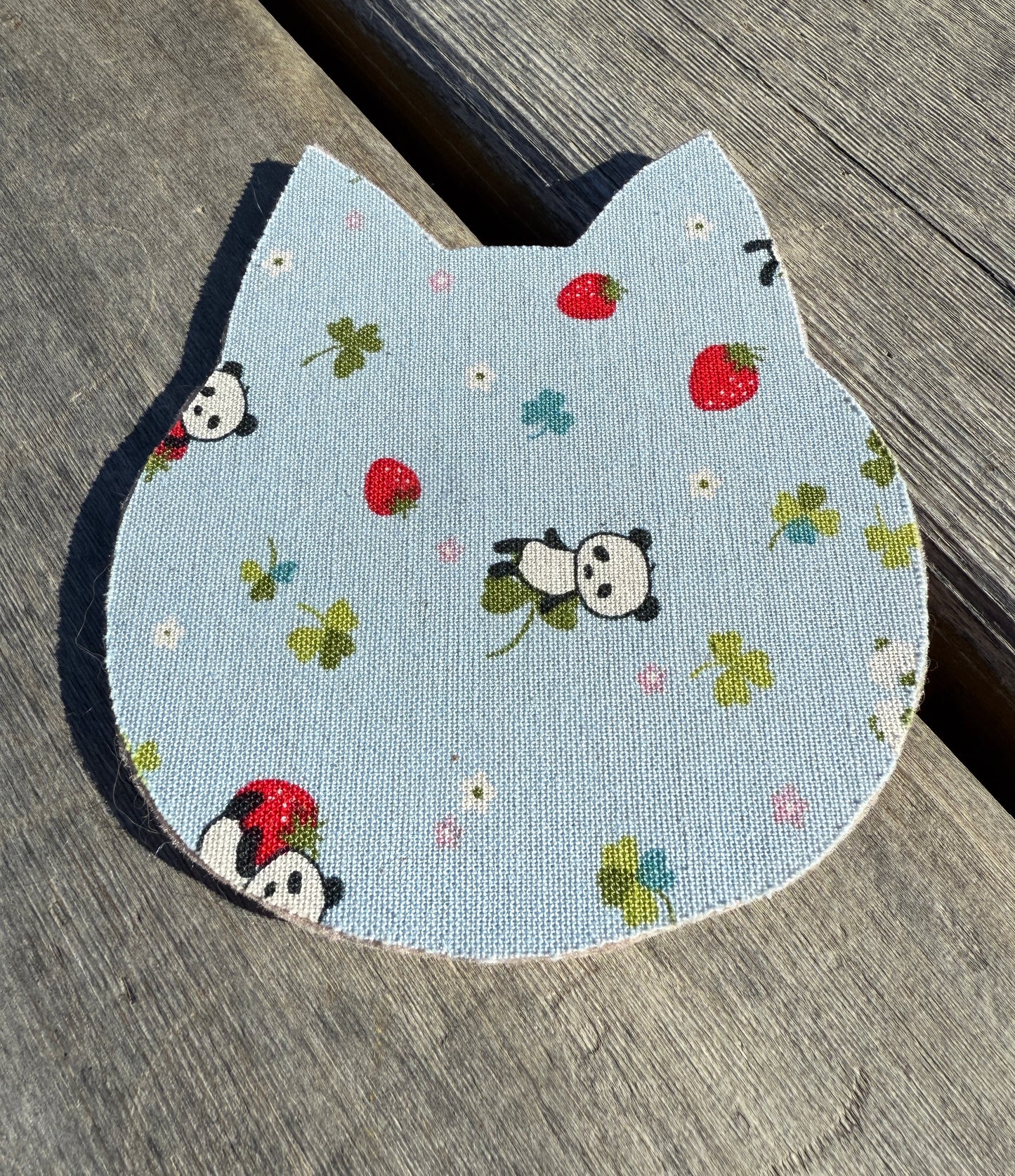 Japanese Fabric Cat Head Coasters