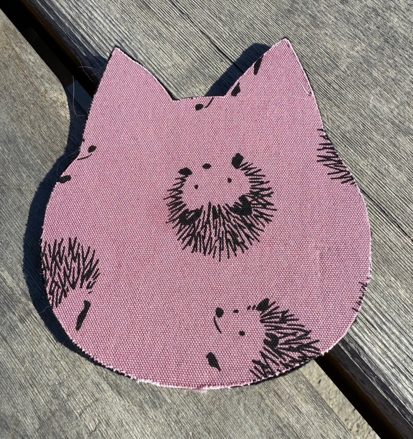 Japanese Fabric Cat Head Coasters