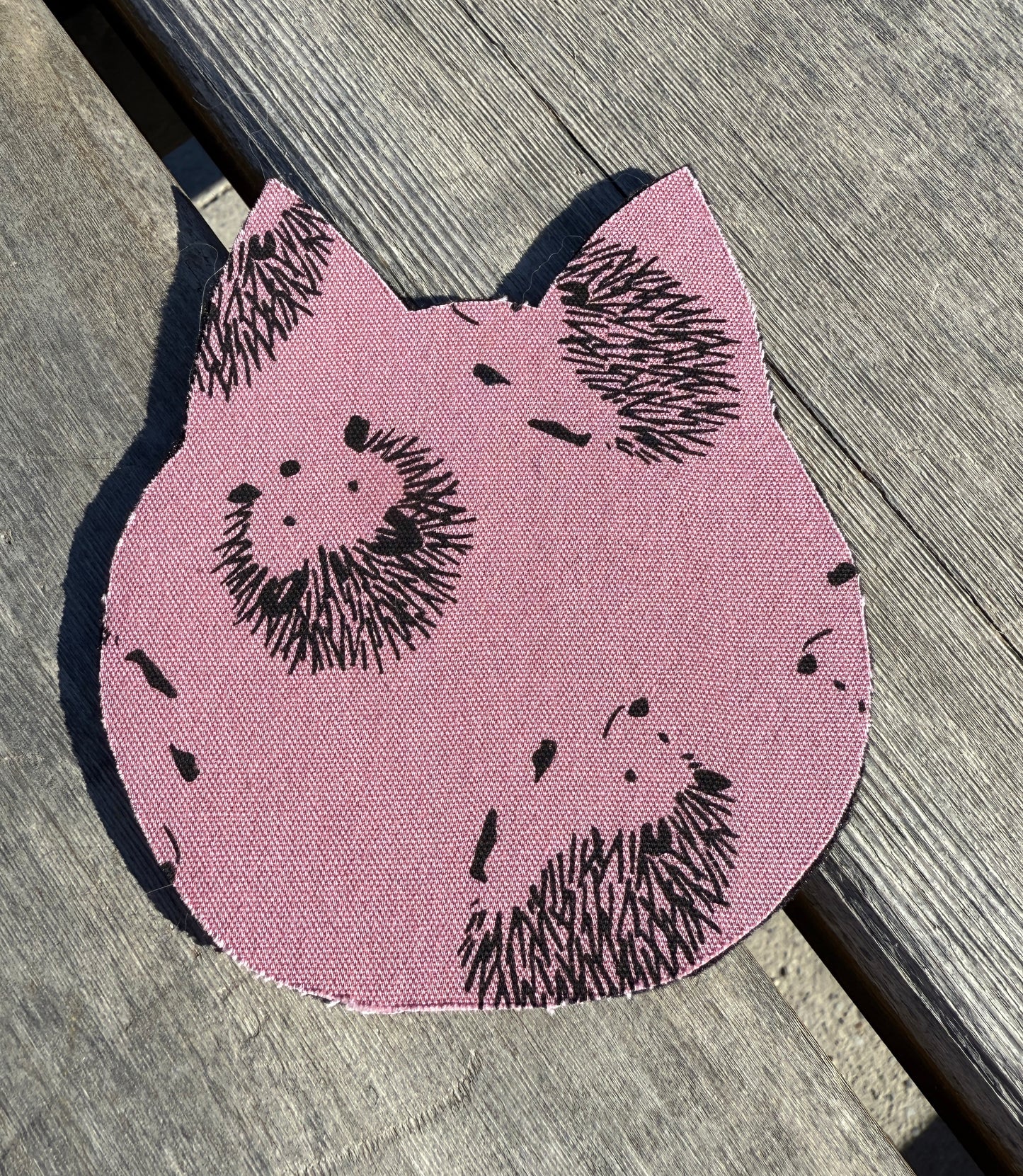 Japanese Fabric Cat Head Coasters