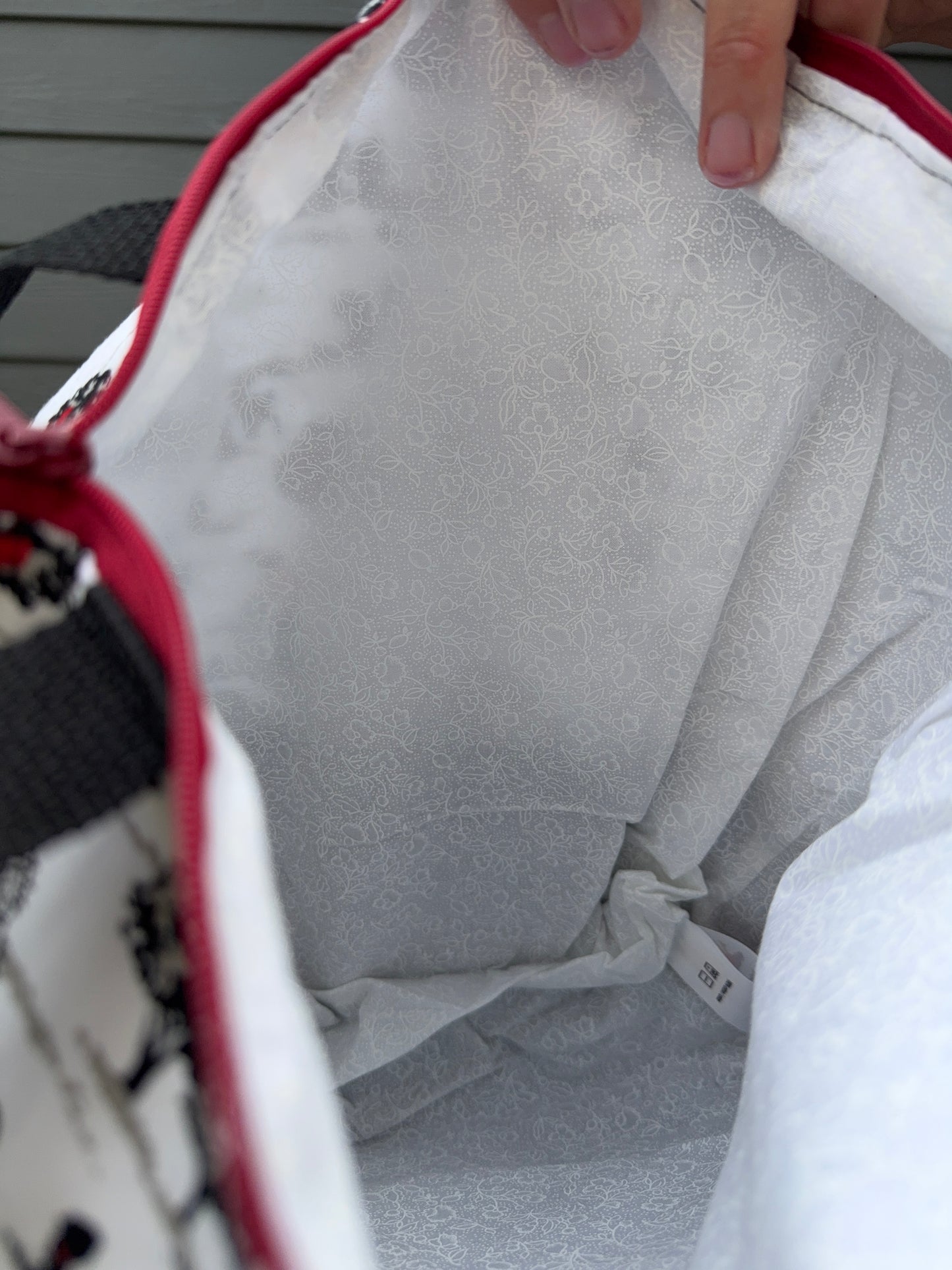 Canvas Bottom Tote Bag | Made in Canada from Japanese Fabric | For Knitting, Crocheting, Books, and More!