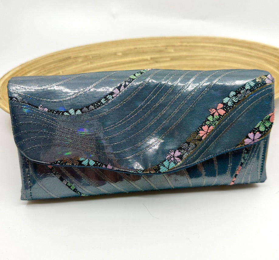 Upcycled Obi and Kimono Necessary Clutch Wallet
