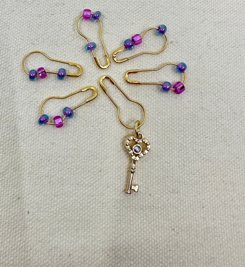 Beaded Stitch Markers for Knitters and Crocheters