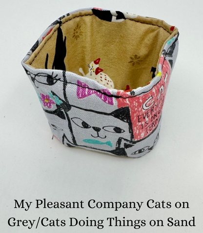 Reversible Coffee Cup Cozy | Made in Canada from Hand-Selected Japanese Fabrics