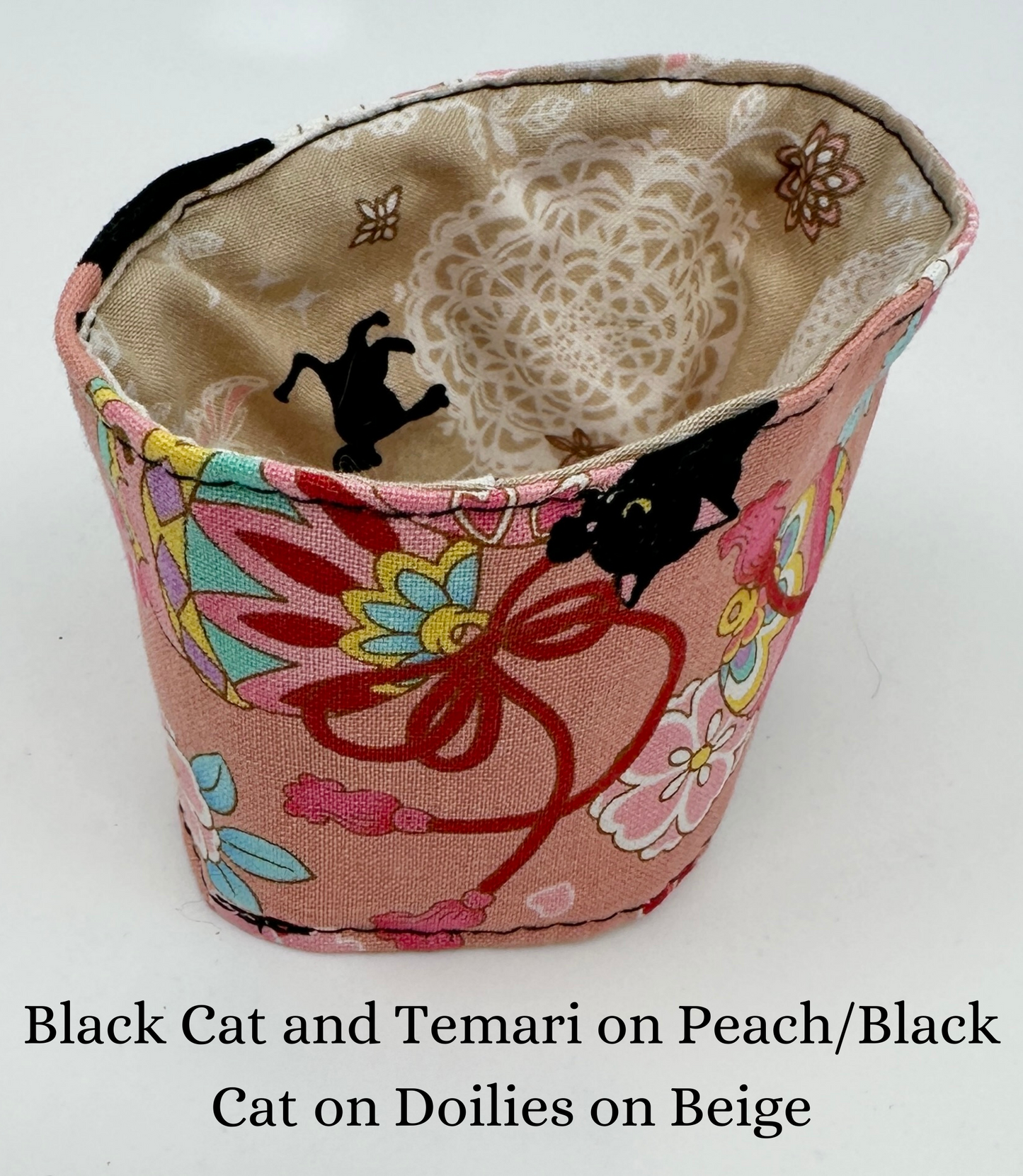 Reversible Coffee Cup Cozy | Made in Canada from Hand-Selected Japanese Fabrics