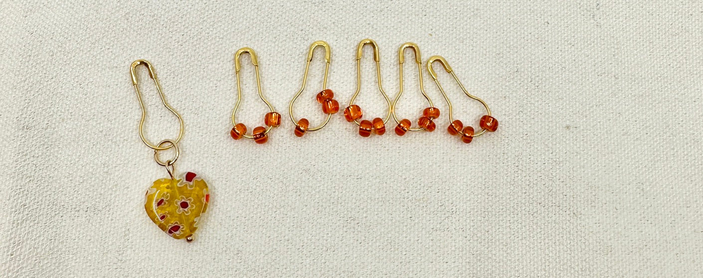 Beaded Stitch Markers for Knitters and Crocheters