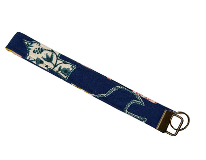 Wristlet | Keyfob | Japanese Fabric Accessory Made in Alberta, Canada