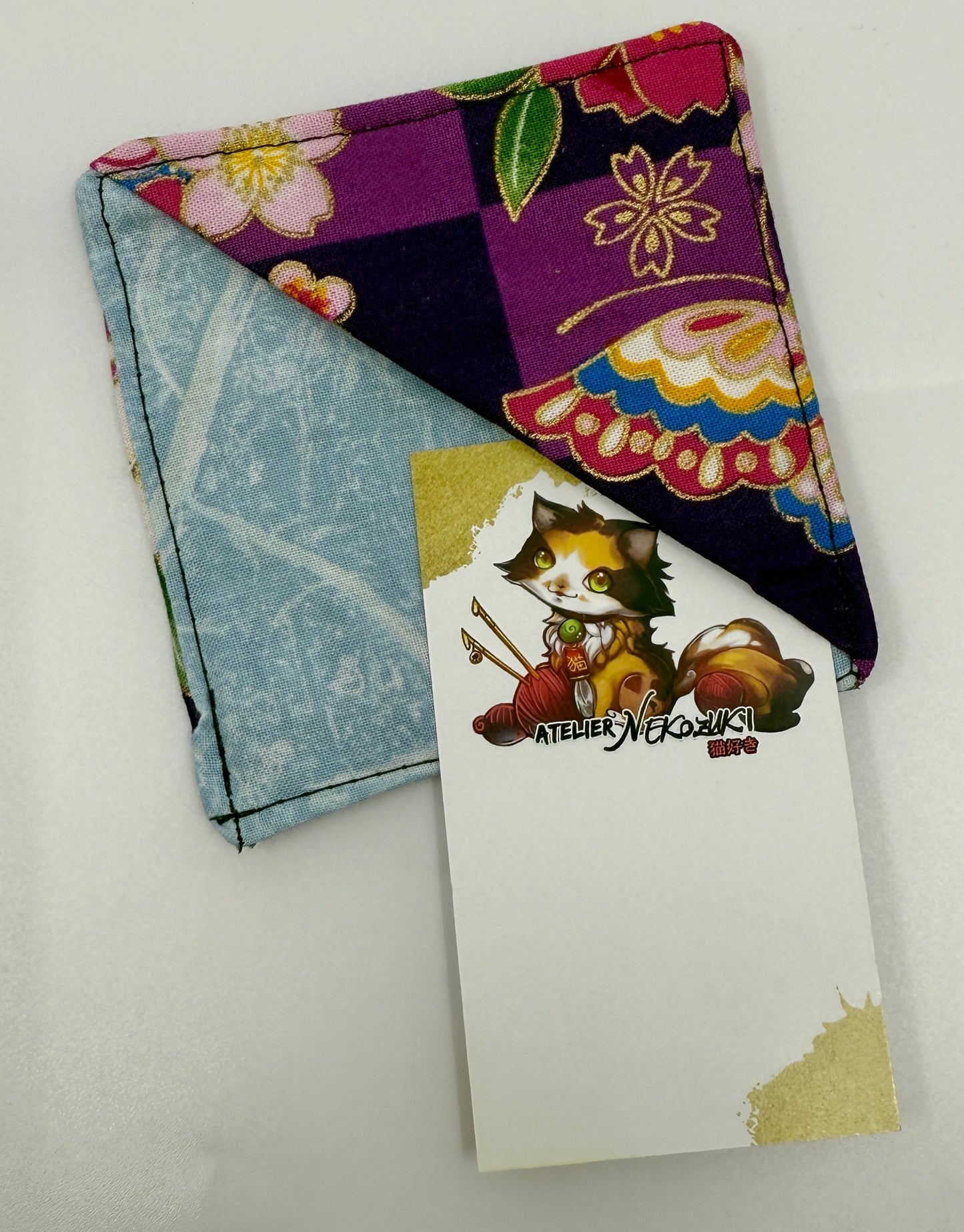 Corner Bookmarks | Fabric Bookmarks Made from Especially Selected Fabrics from Kyoto and Tokyo, Japan