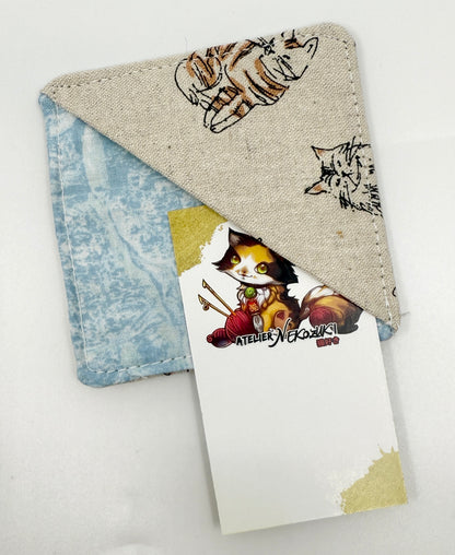 Corner Bookmarks | Fabric Bookmarks Made from Especially Selected Fabrics from Kyoto and Tokyo, Japan