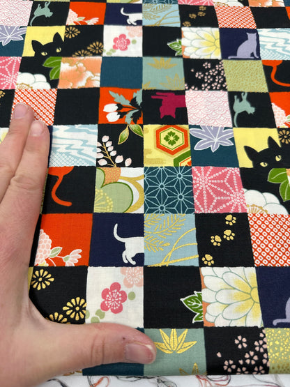 Pick Your Own | Small Box Bag | Cats | Canadian Handmade Bags Crafted from Hand Picked Premium Japanese Fabrics