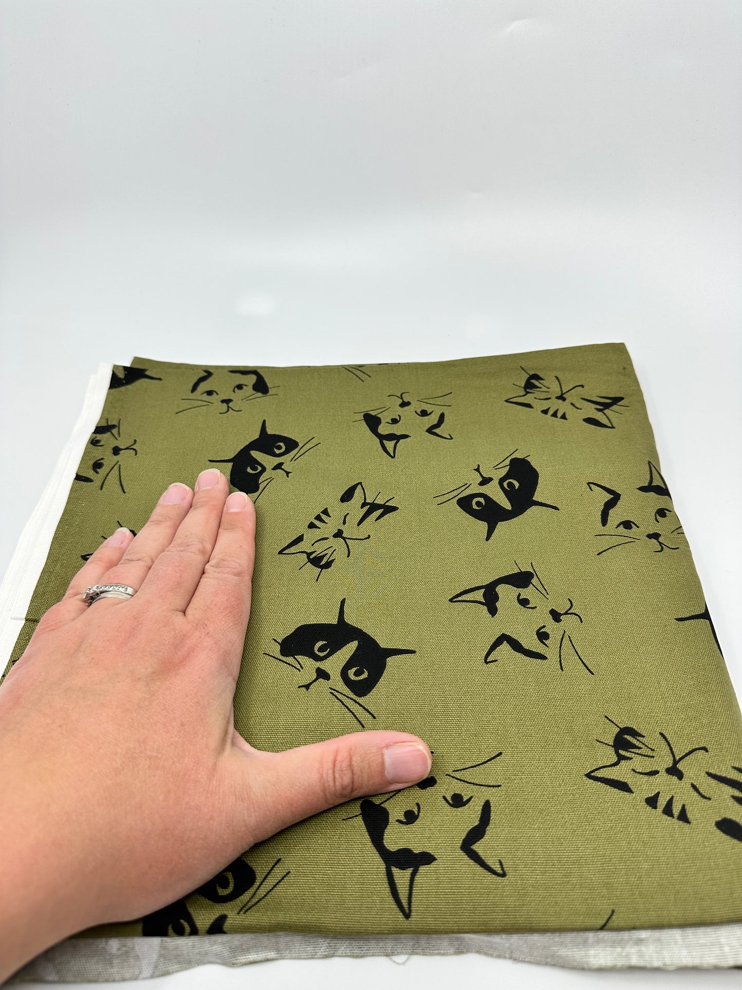 Pick Your Own Fabric | Kato Drawstring Bag | Cats | Premium Japanese Fabrics Handpicked in Japan, Sewn in Alberta, Canada