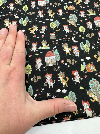 Pick Your Own Fabric | Kato Drawstring Bag | Cats | Premium Japanese Fabrics Handpicked in Japan, Sewn in Alberta, Canada