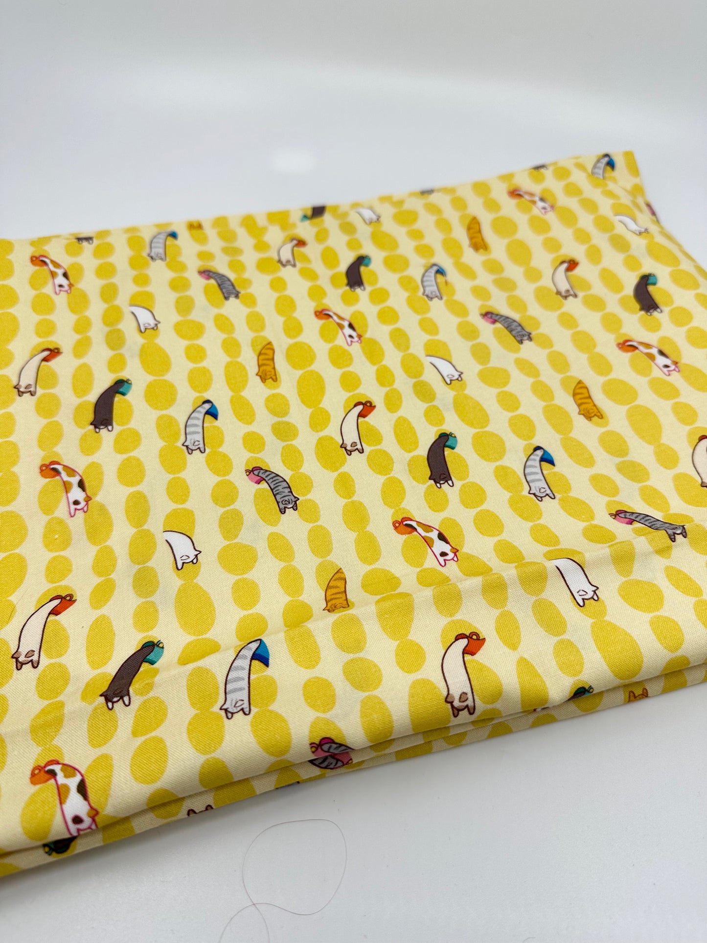 Pick Your Own Fabric | Kato Drawstring Bag | Cats | Premium Japanese Fabrics Handpicked in Japan, Sewn in Alberta, Canada