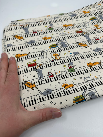 Pick Your Own Fabric | Kato Drawstring Bag | Cats | Premium Japanese Fabrics Handpicked in Japan, Sewn in Alberta, Canada