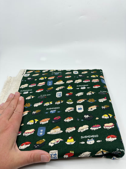 Pick Your Own Fabric | Kato Drawstring Bag | Cats | Premium Japanese Fabrics Handpicked in Japan, Sewn in Alberta, Canada