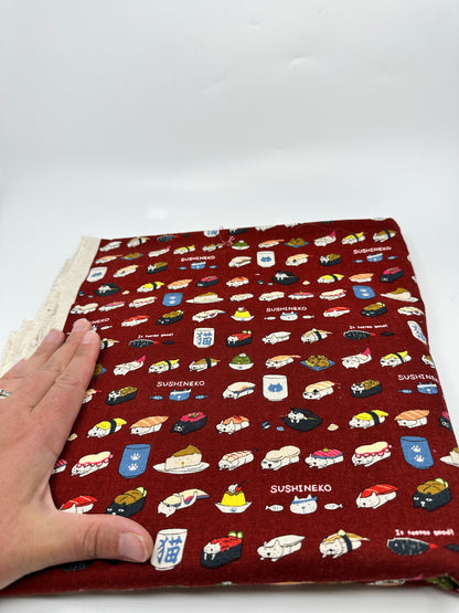 Pick Your Own Fabric | Kato Drawstring Bag | Cats | Premium Japanese Fabrics Handpicked in Japan, Sewn in Alberta, Canada