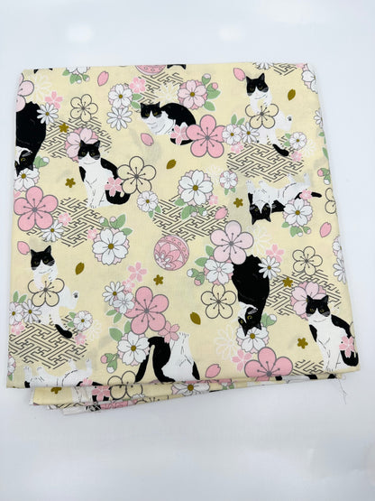 Pick Your Own | Mini Traveller Sling | Cats | Upcycled Denim Paired with Hand Picked Japanese Fabrics