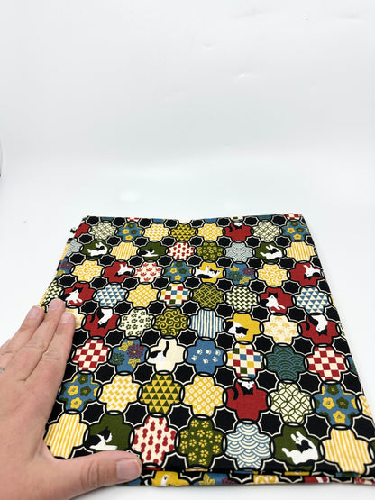 Pick Your Own Fabric | Kato Drawstring Bag | Cats | Premium Japanese Fabrics Handpicked in Japan, Sewn in Alberta, Canada
