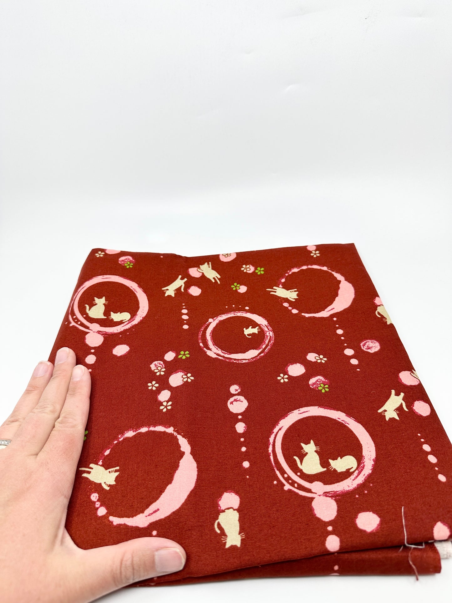 Pick Your Own Fabric | Kato Drawstring Bag | Cats | Premium Japanese Fabrics Handpicked in Japan, Sewn in Alberta, Canada