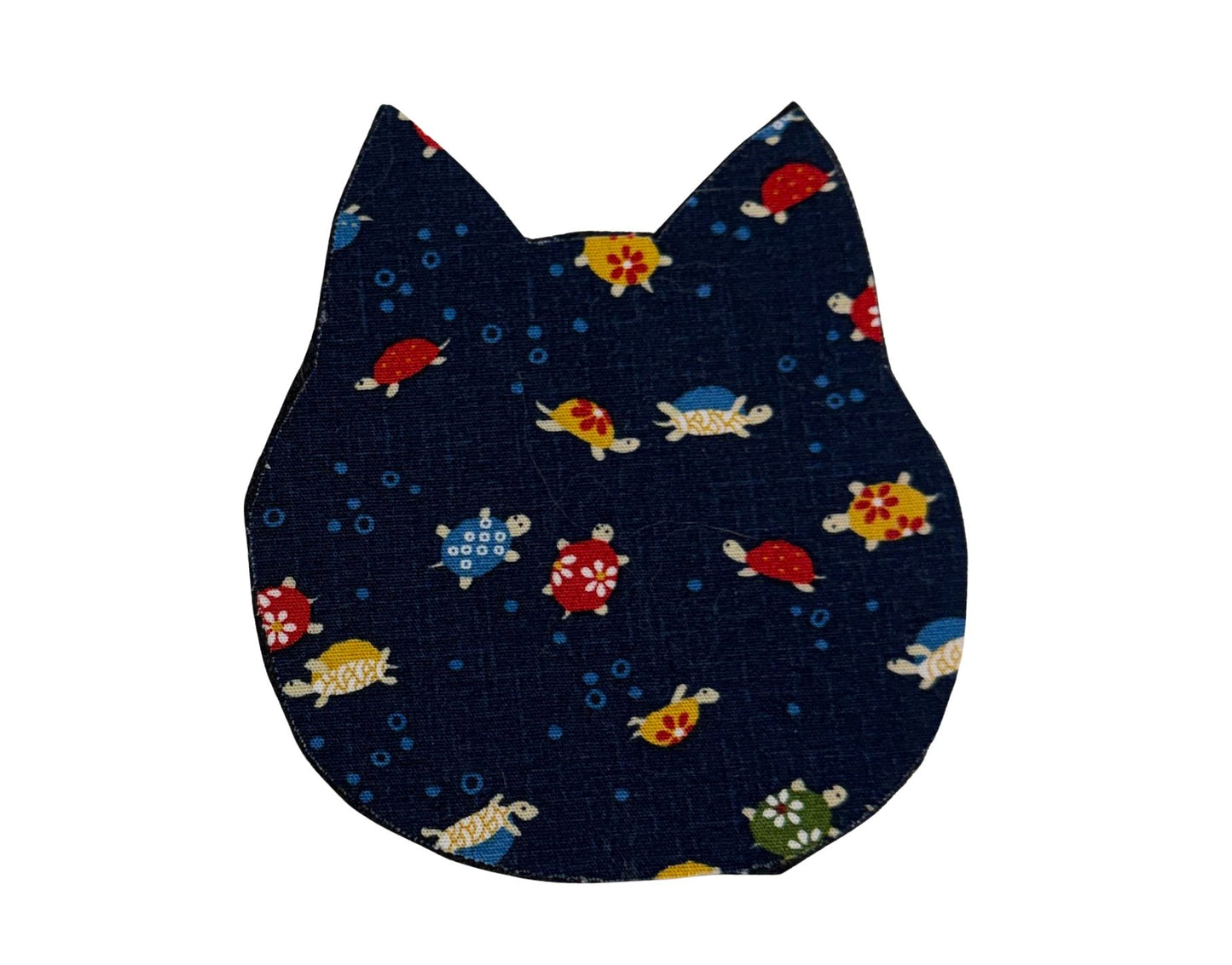 Japanese Fabric Cat Head Coasters