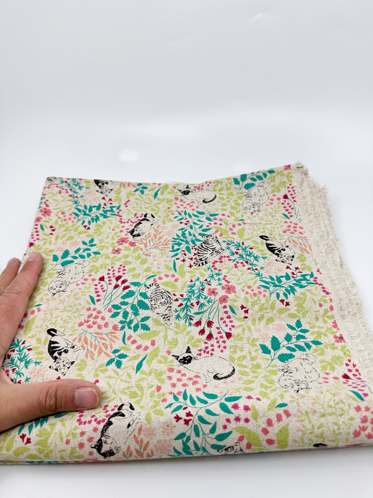 Pick Your Own Fabric | Kato Drawstring Bag | Cats | Premium Japanese Fabrics Handpicked in Japan, Sewn in Alberta, Canada