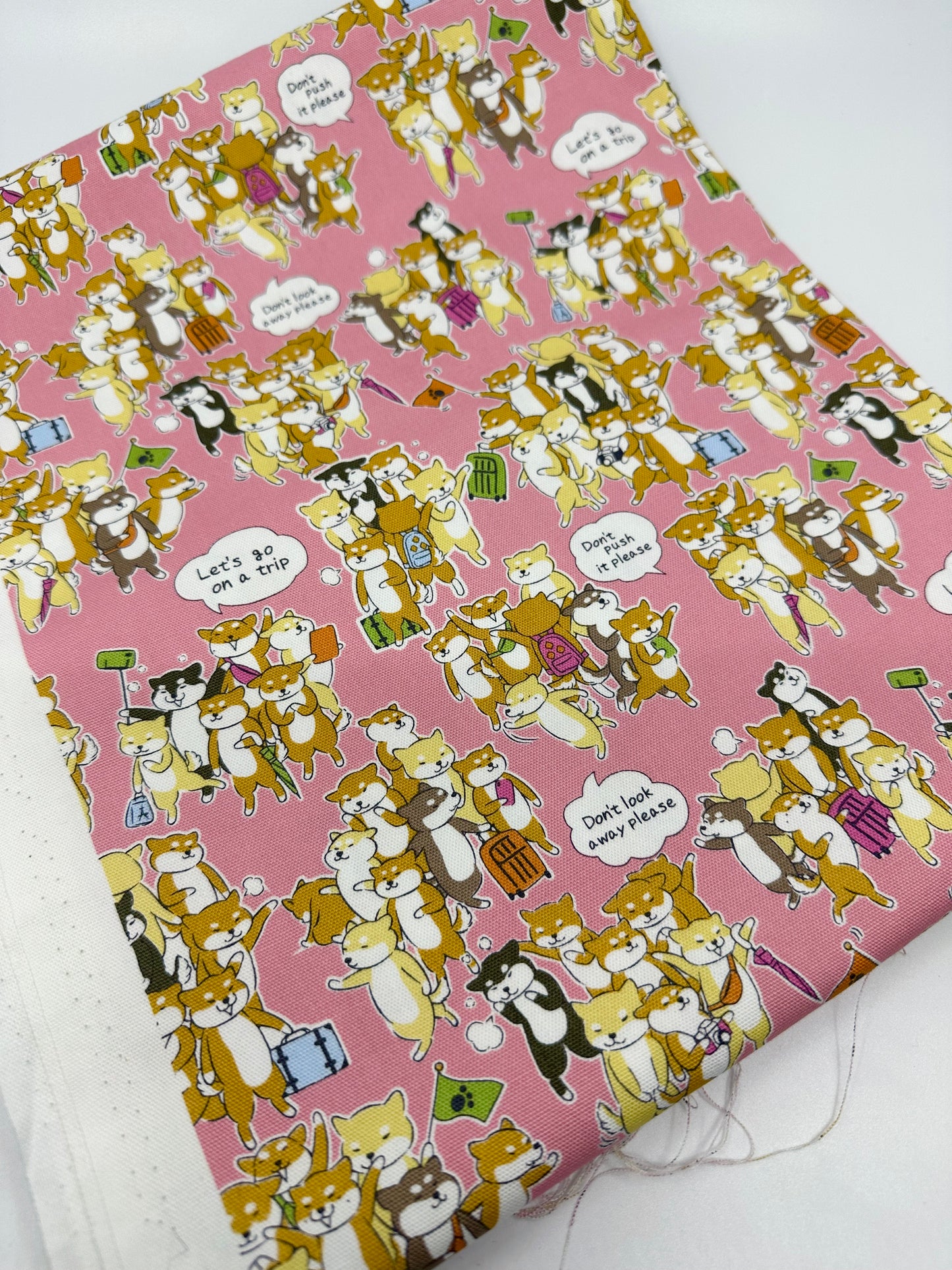 Pick Your Own | Kato Drawstring Bag | Dogs | Japanese Fabric Hand Picked in Japan and Then Handcrafted into Bags in Canada