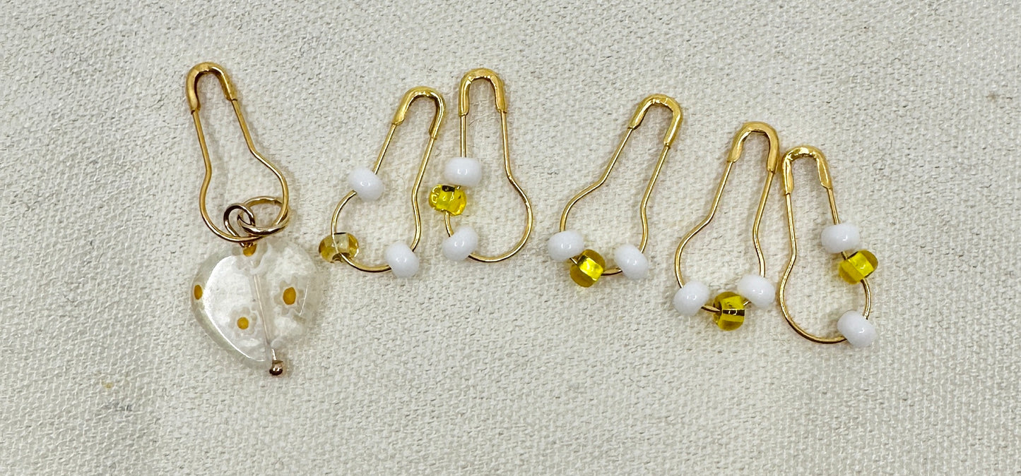 Beaded Stitch Markers for Knitters and Crocheters