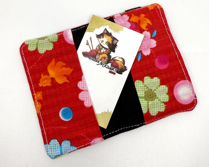 Elasticized Bifold Wallet | Card Case Made from Fabrics Direct from Kyoto and Tokyo