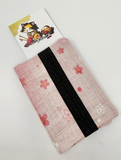 Elasticized Bifold Wallet | Card Case Made from Fabrics Direct from Kyoto and Tokyo