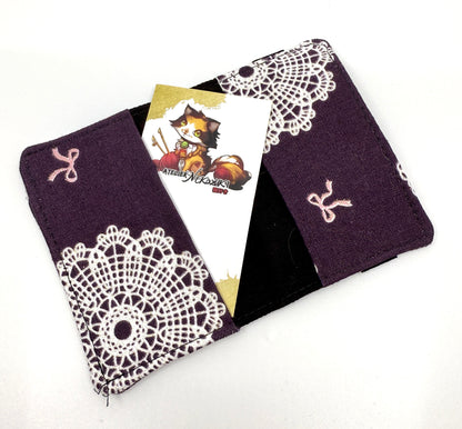 Elasticized Bifold Wallet | Card Case Made from Fabrics Direct from Kyoto and Tokyo