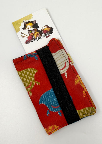 Elasticized Bifold Wallet | Card Case Made from Fabrics Direct from Kyoto and Tokyo