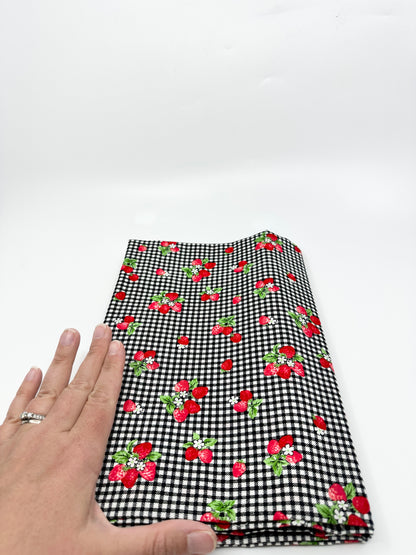 Pick Your Own | Small Box Bag | Food | Japanese Fabrics Handcrafted into Bags in Alberta, Canada