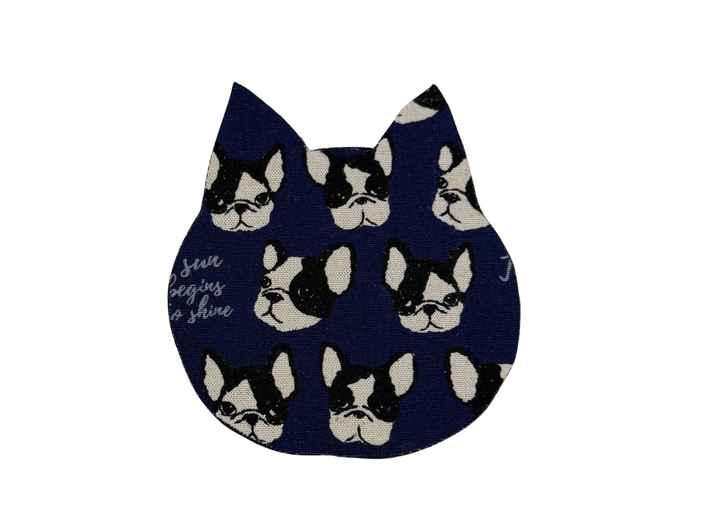 Japanese Fabric Cat Head Coasters