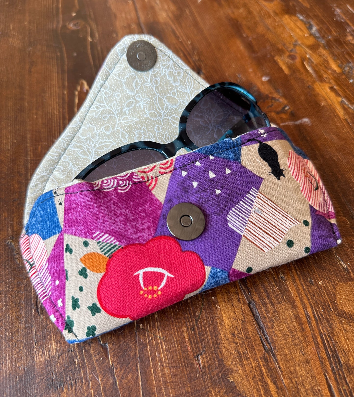 Glasses Case | Handmade in the Foothills of the Canadian Rockies from Hand-Selected Japanese Fabrics