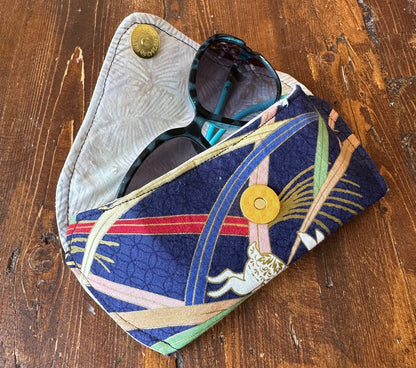 Glasses Case | Handmade in the Foothills of the Canadian Rockies from Hand-Selected Japanese Fabrics