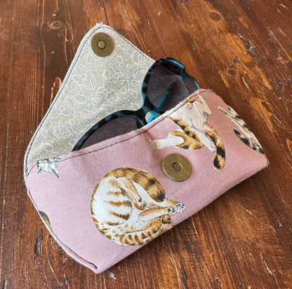 Glasses Case | Handmade in the Foothills of the Canadian Rockies from Hand-Selected Japanese Fabrics