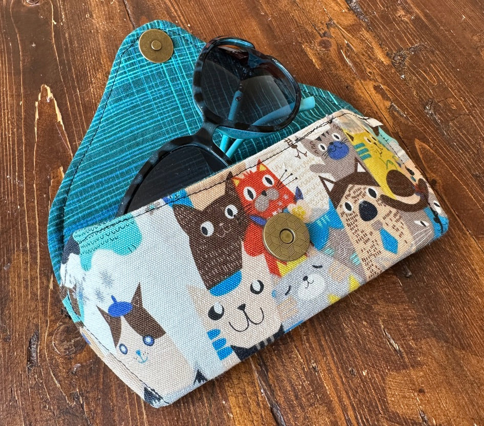 Glasses Case | Handmade in the Foothills of the Canadian Rockies from Hand-Selected Japanese Fabrics