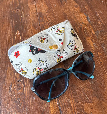 Glasses Case | Handmade in the Foothills of the Canadian Rockies from Hand-Selected Japanese Fabrics