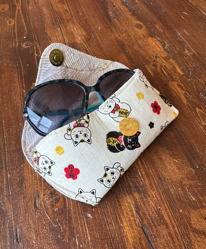 Glasses Case | Handmade in the Foothills of the Canadian Rockies from Hand-Selected Japanese Fabrics