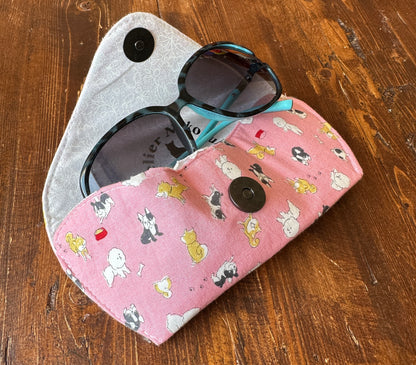 Glasses Case | Handmade in the Foothills of the Canadian Rockies from Hand-Selected Japanese Fabrics