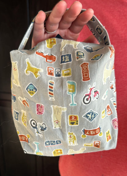 Small Box Bags | Dogs | Fabrics Hand Chosen in Japan, Bags Handmade in Alberta, Canada!